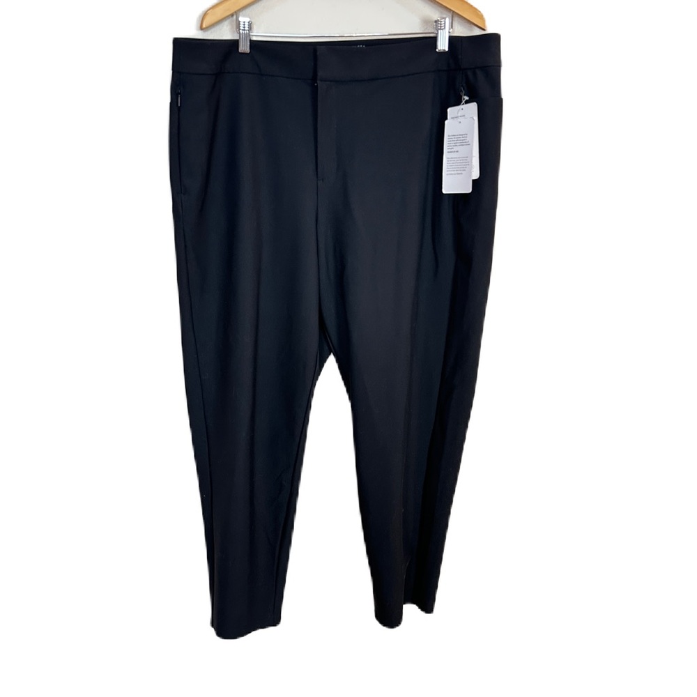 Athleta Stellar Skinny Trouser Black Pants Women’s Sz 22 NWT